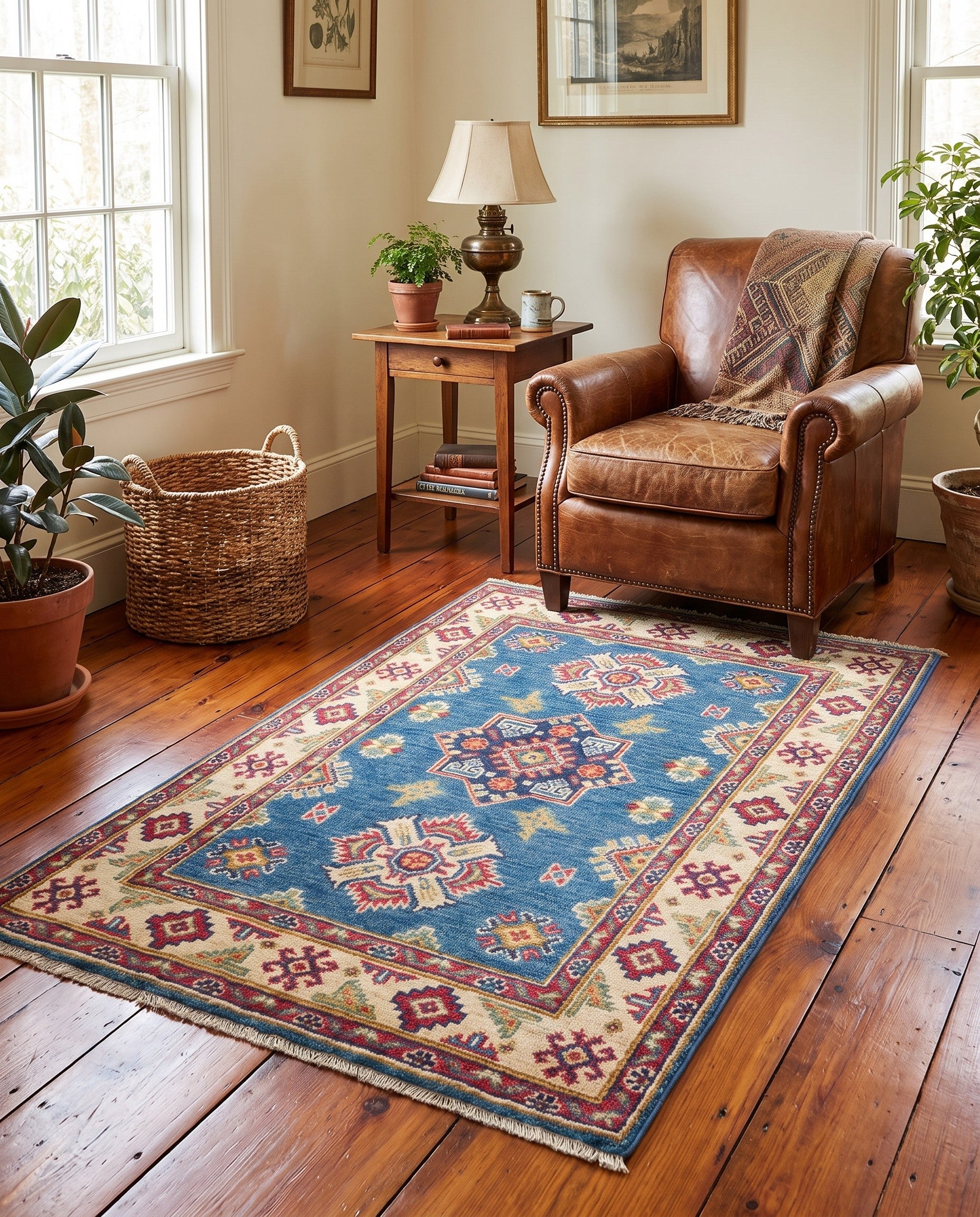 2' 8 x 4' 2 Hand Knotted Kazak Rug