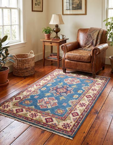 2' 8 x 4' 2 Hand Knotted Kazak Rug