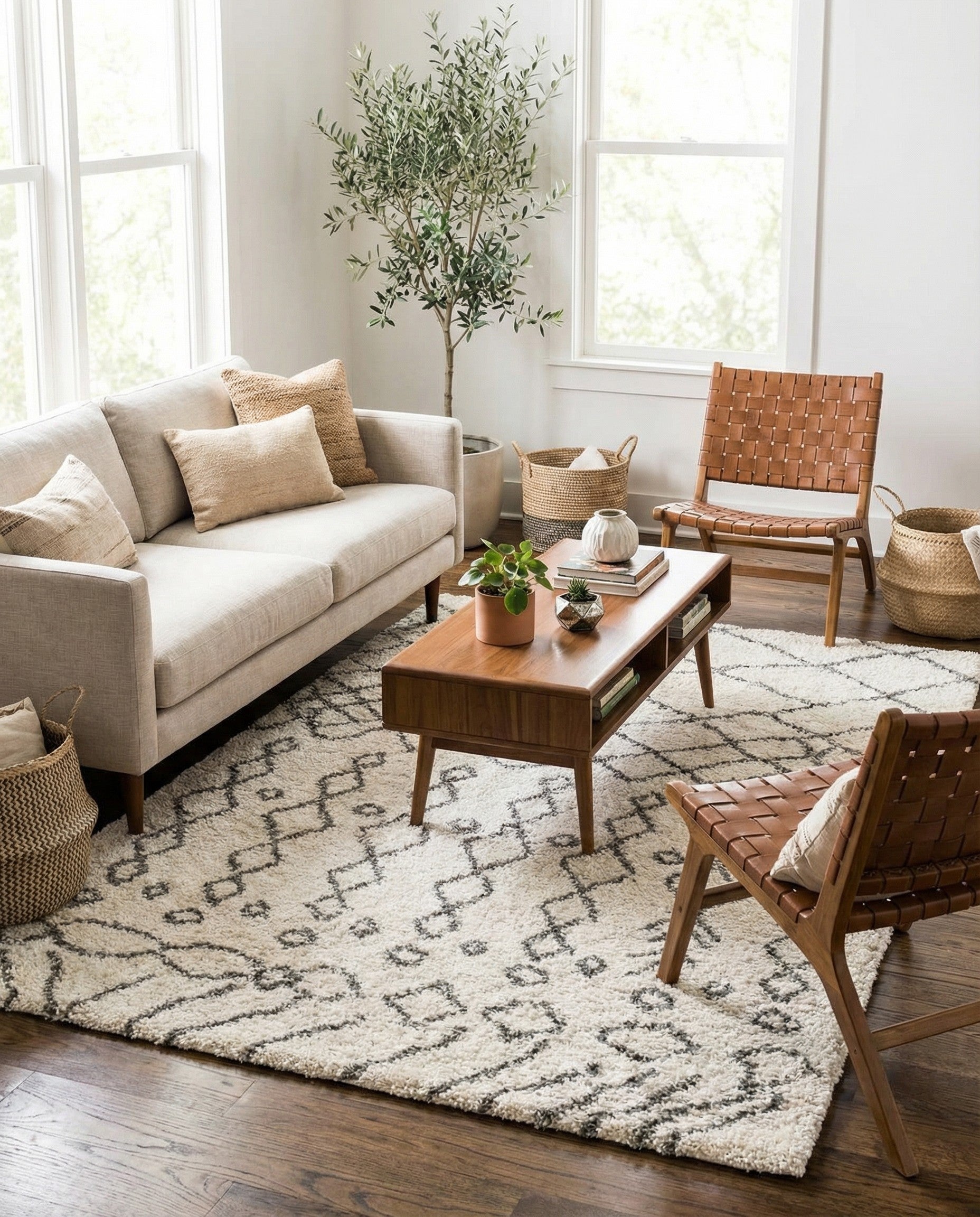 6' x 9' Moroccan Shag Rug