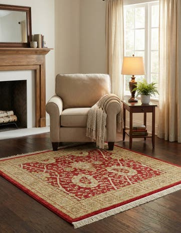 Red Chelsea Square Rug