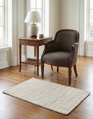 Vanilla Bean Hand Woven Jill Zarin English Manor Farmhouse Wool Rug