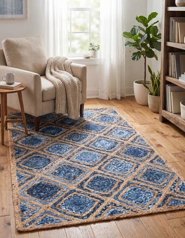 3' 3 x 5' 1 Handmade Braided Jute Rug