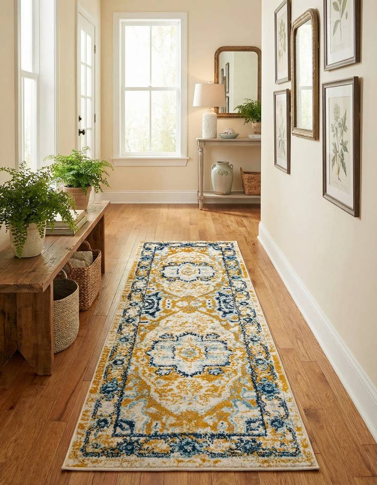 Detail image of 2' x 6' Madeline Vintage Runner Rug