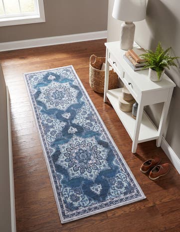 2' x 6' Washable Francesca Runner Rug