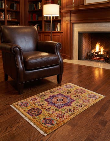 2' x 3' 1 Hand Knotted Mamluk Ziegler Rug
