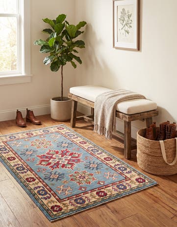 2' 9 x 4' 2 Hand Knotted Kazak Rug