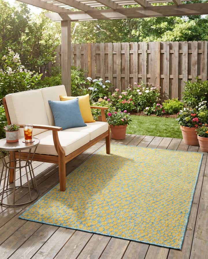 3' x 5' 3 Easy-Clean Jill Zarin Cape Town Indoor / Outdoor Rug