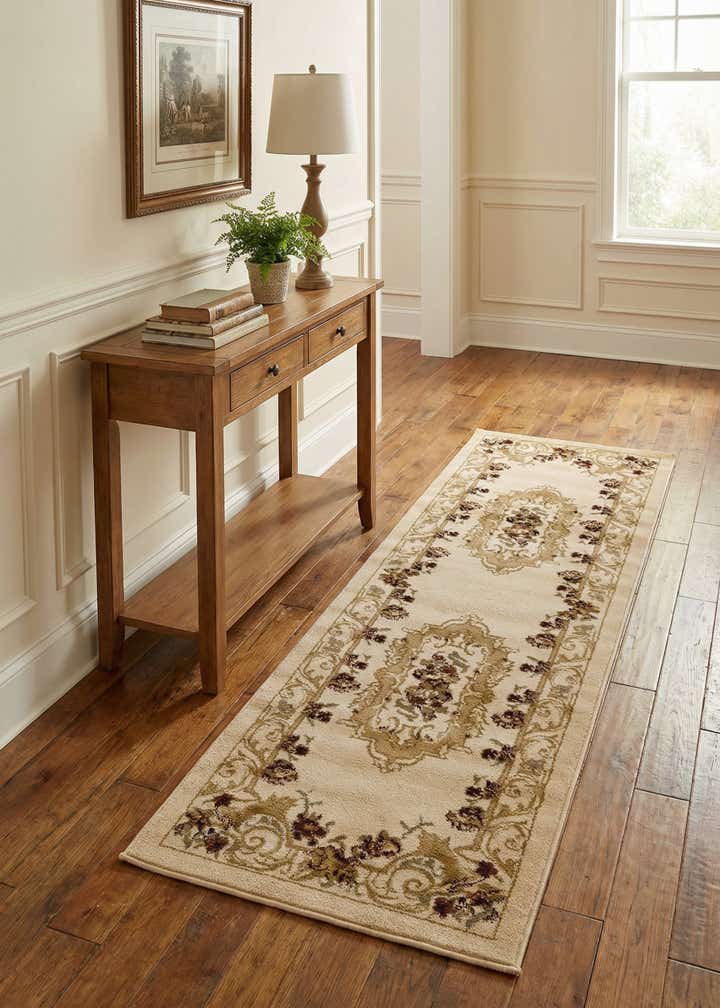2' x 6' Classic Aubusson Runner Rug