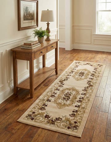 Cream Chateau Runner Rug
