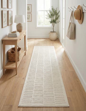 2' 7 x 12' Textura Designer Runner Rug