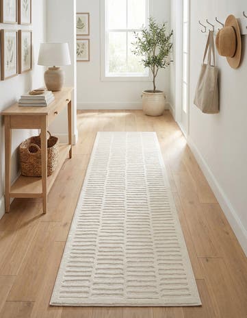 2' 7 x 12' Textura Designer Runner Rug