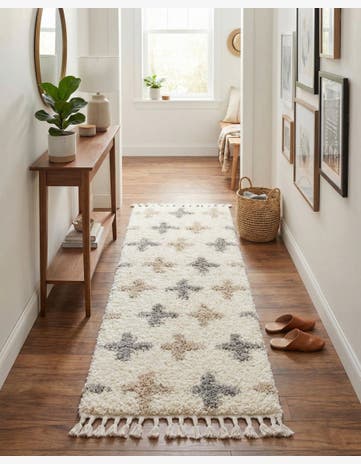 2' 2 x 6' Athena Shag Runner Rug