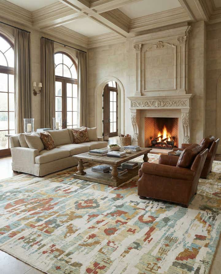 10' 2 x 16' 6 Hand Knotted Oushak Rug