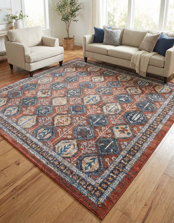 Detail image of  10' x 10' Aramis Square Rug