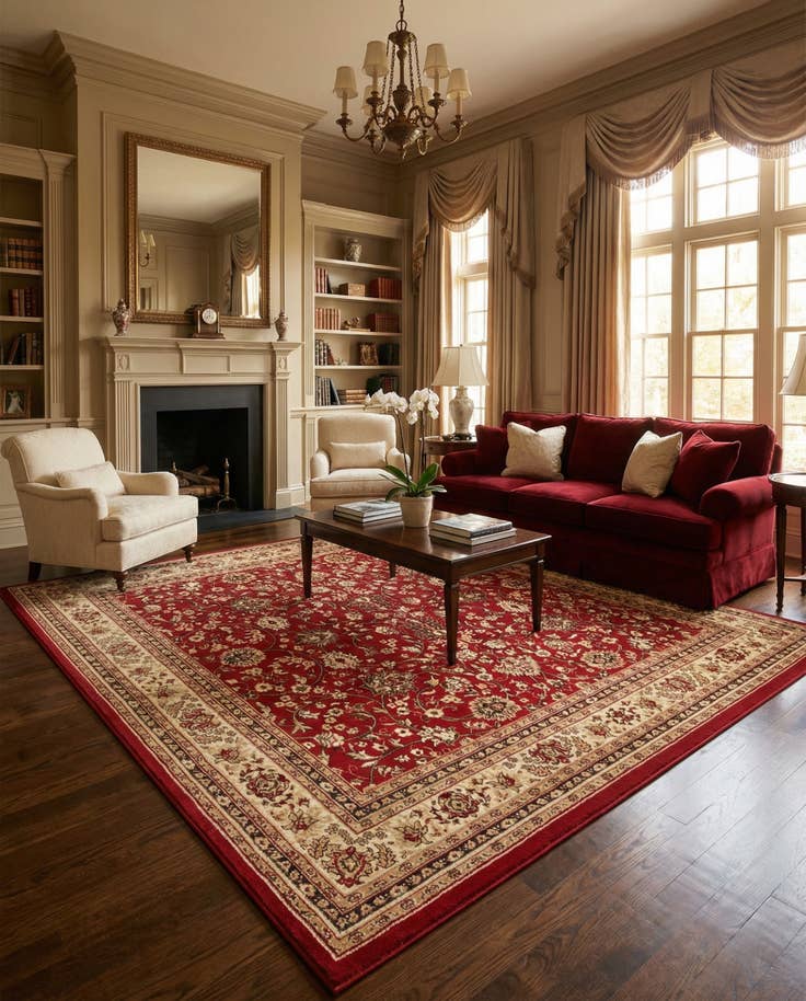 Detail image of 10' x 10' Yasmin Square Rug