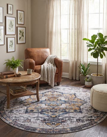 6' x 6' Francesca Round Rug