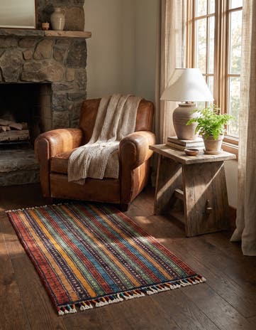 1' 7 x 3' 3 Hand Knotted Ariana Ziegler Rug