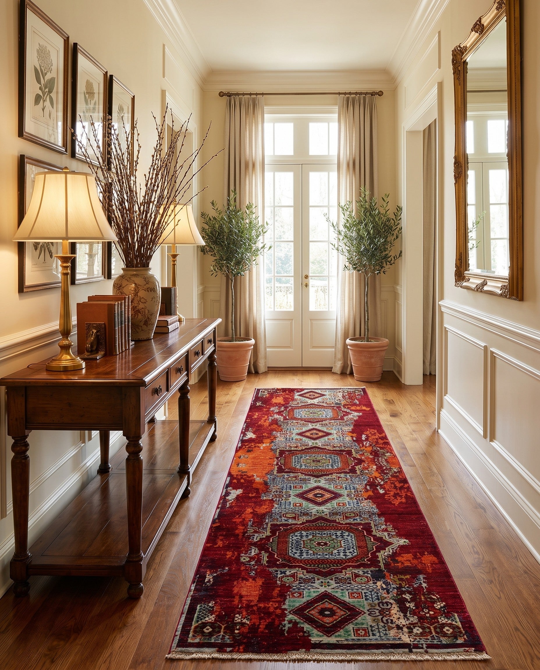 2' 9 x 10' 1 Hand Knotted Mamluk Ziegler Runner Rug