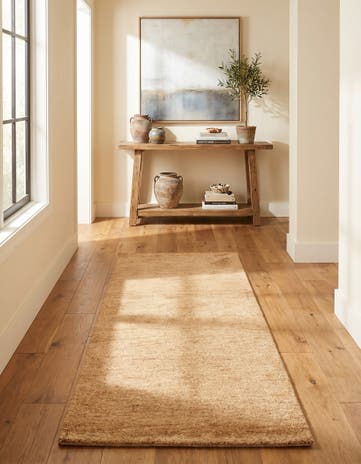 2' 4 x 4' 7 Hand Knotted Kashkuli Gabbeh Wool Runner Rug
