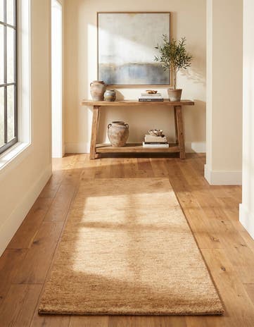 2' 4 x 4' 7 Hand Knotted Kashkuli Gabbeh Wool Runner Rug