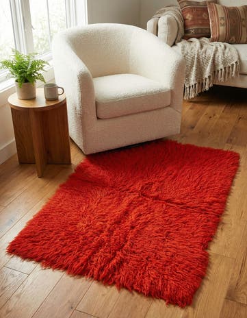 2' 6 x 3' 10 Hand Knotted Moroccan Wool Rug