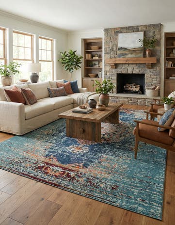 10' 6 x 16' 5 Washable Carnevale Rug
