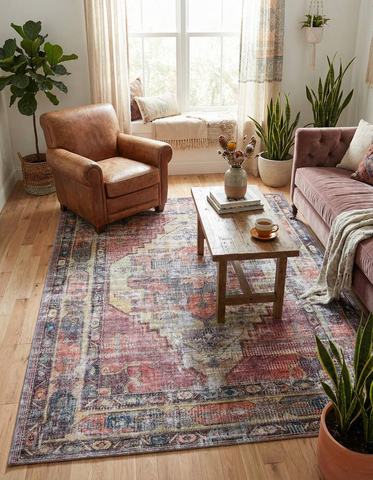 Detail image of 7' 10 x 10' Washable Maahru Rug