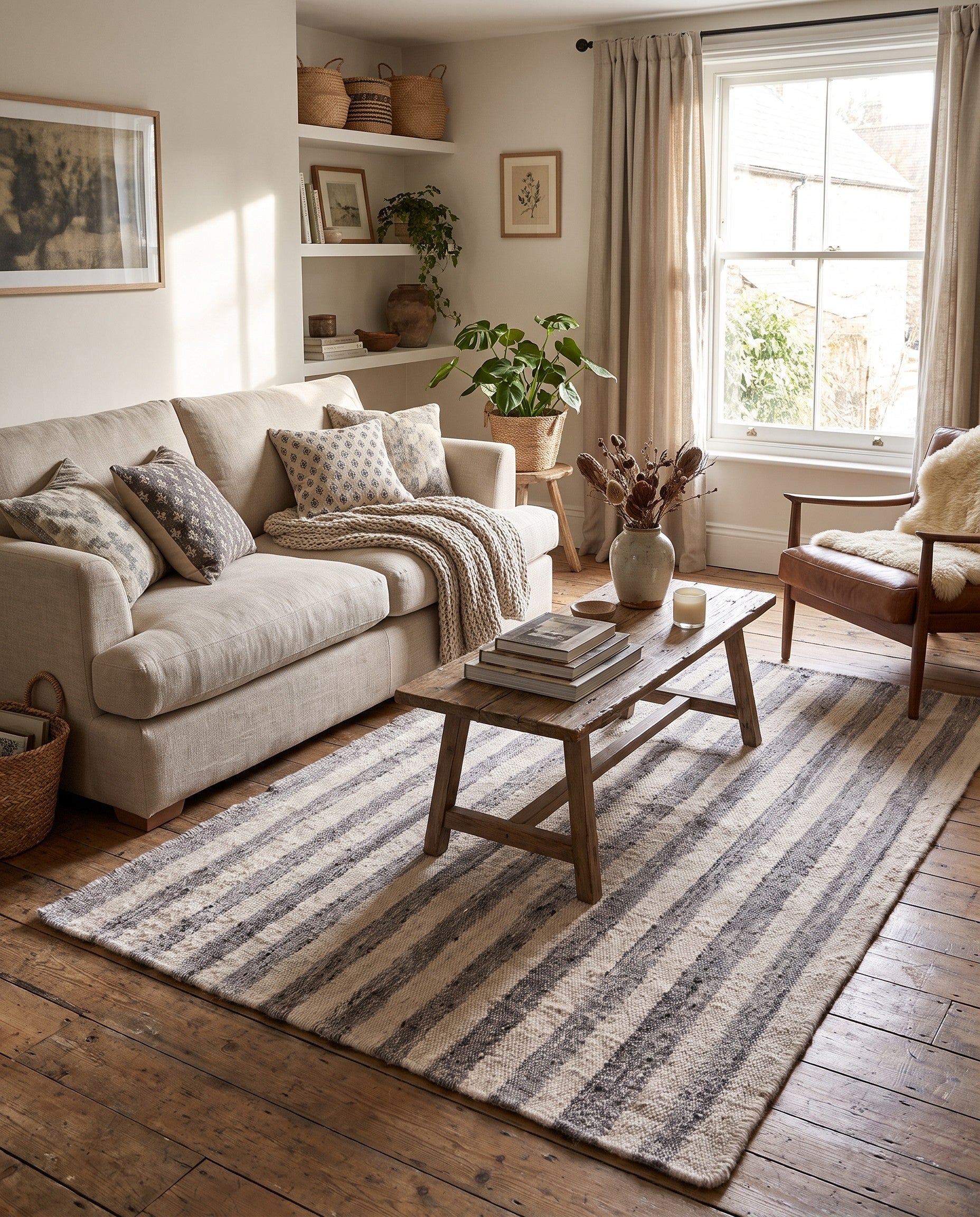 3' 11 x 6' 1 Hand Knotted Moroccan Wool Rug