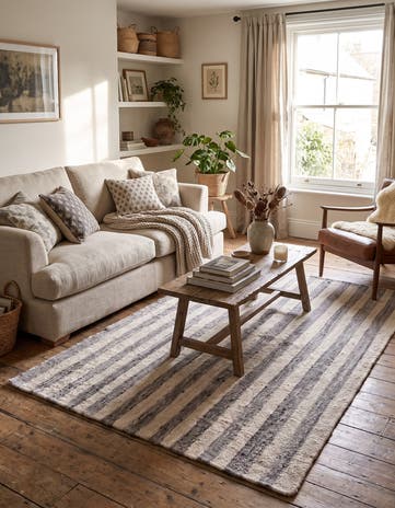 3' 11 x 6' 1 Hand Knotted Moroccan Wool Rug