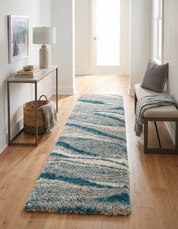 2' 7 x 8' Soft Touch Shag Runner Rug