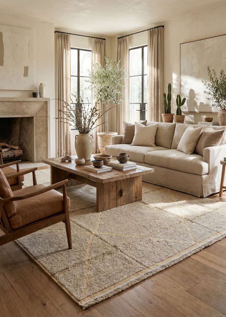 9' 3 x 12' 6 Hand Knotted Moroccan Wool Rug