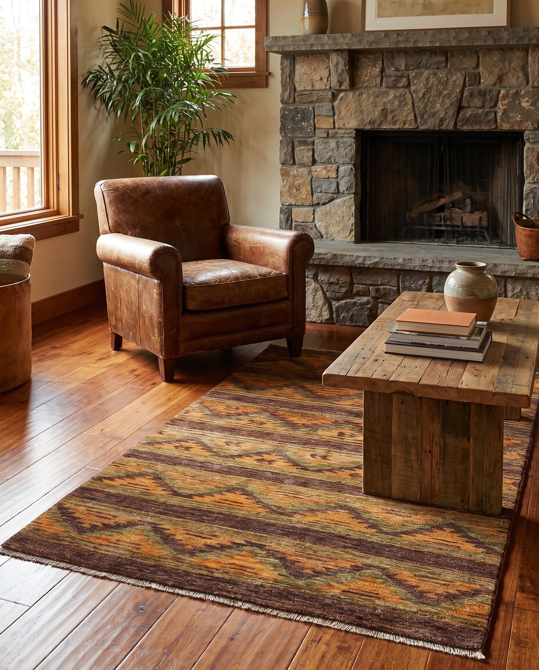 3' 3 x 5' Hand Knotted Ziegler Modern Rug