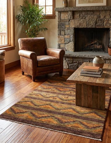 3' 3 x 5' Hand Knotted Ziegler Modern Rug