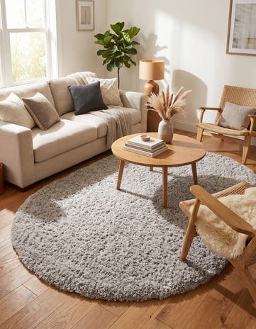4' x 6' Infinity Shag Oval Rug
