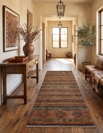 2' 5 x 6' 2 Hand Knotted Kazak Runner Rug