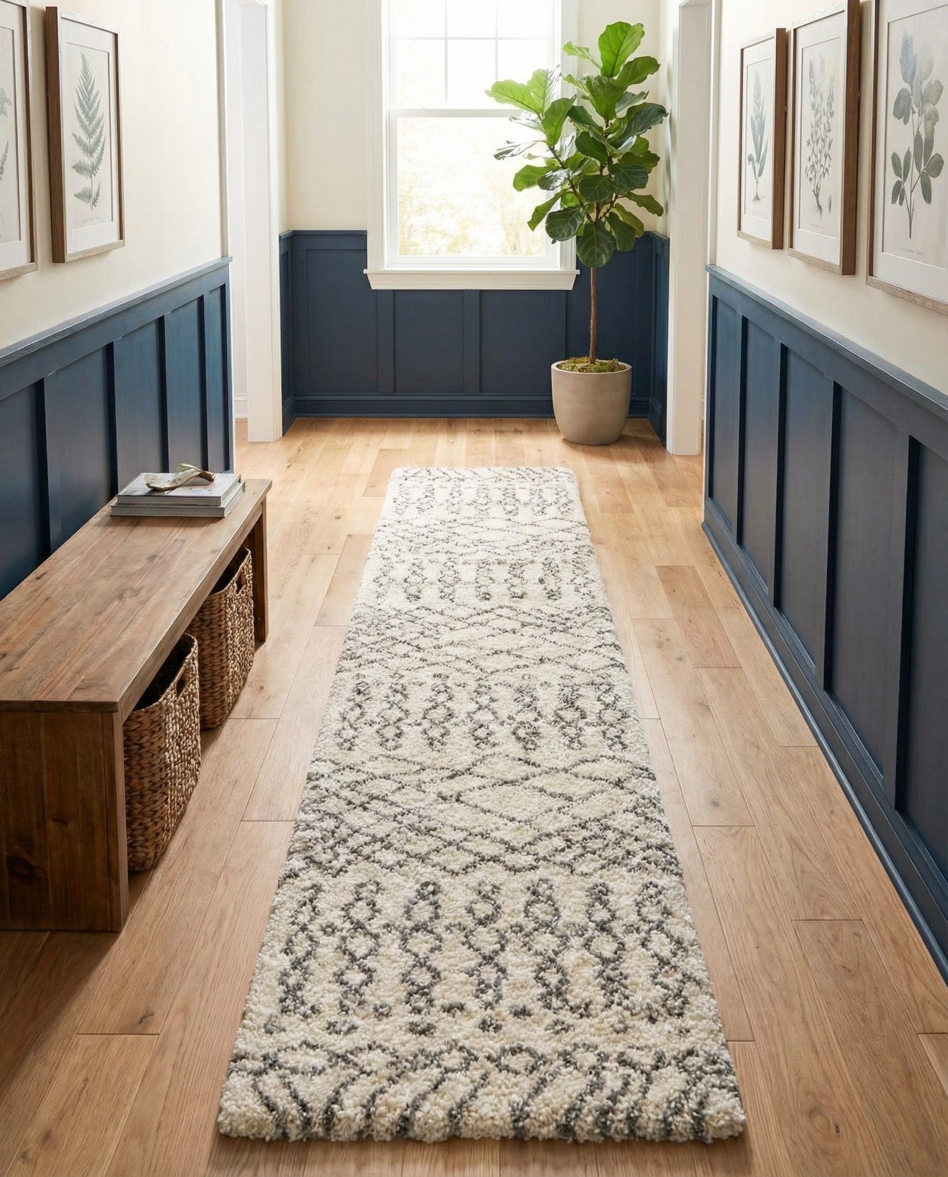 3' 3 x 16' 5 Marrakesh Shag Runner Rug