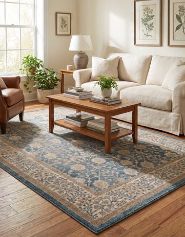 Light Blue Viola Rug