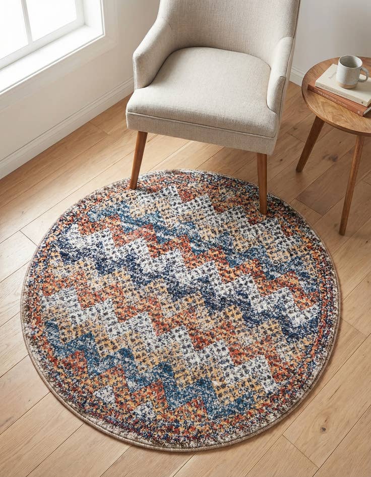 Detail image of 3' 3 x 3' 3 Aramis Round Rug