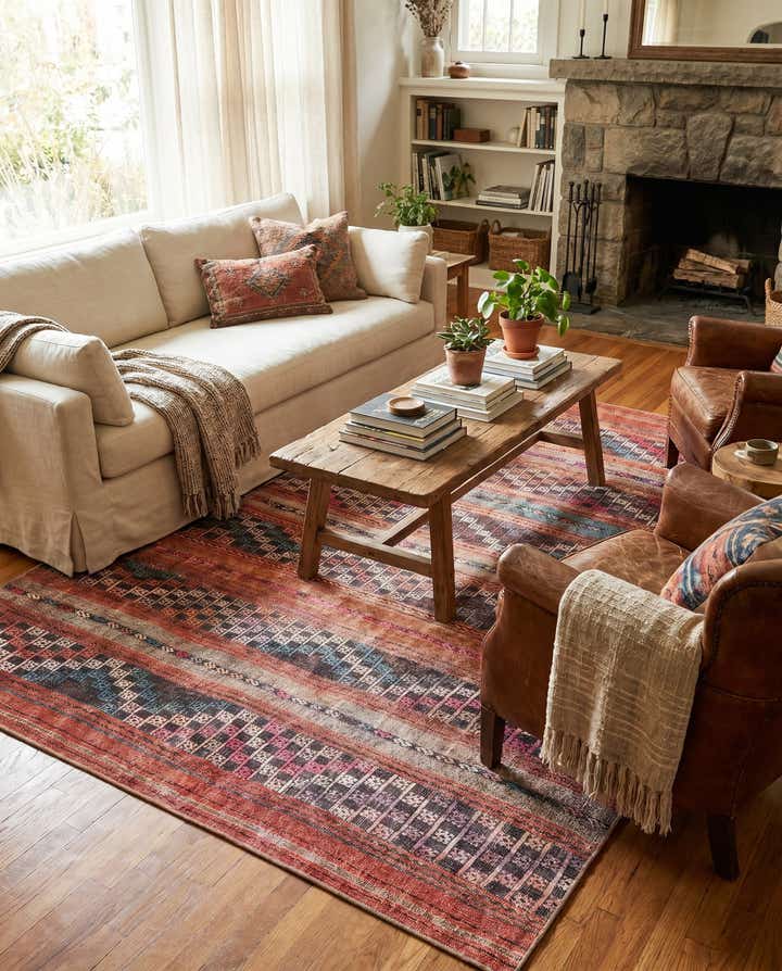 7' 6 x 10' 6 Washable Timeless Rug