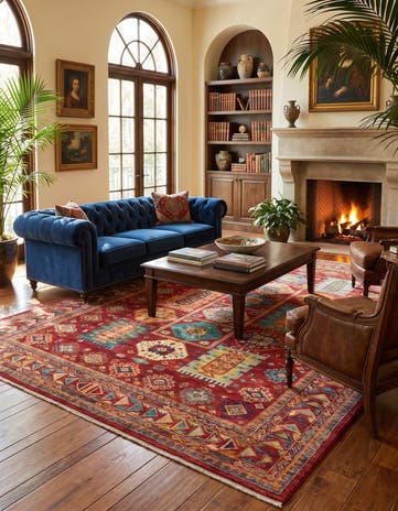 7' 1 x 10' 6 Hand Knotted Ariana Ziegler Rug