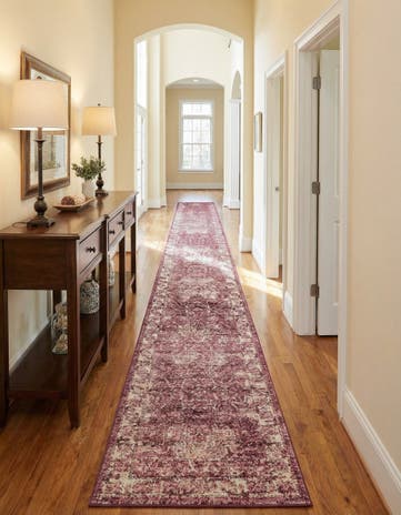 Purple Isabella Runner Rug