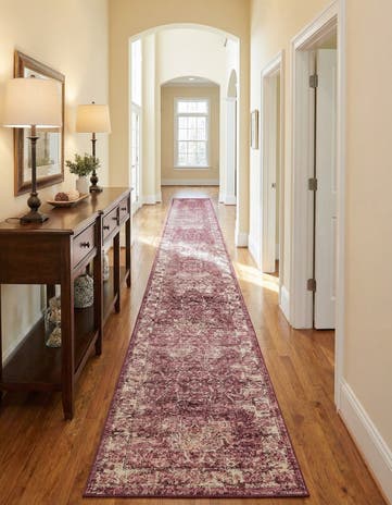Purple Isabella Runner Rug