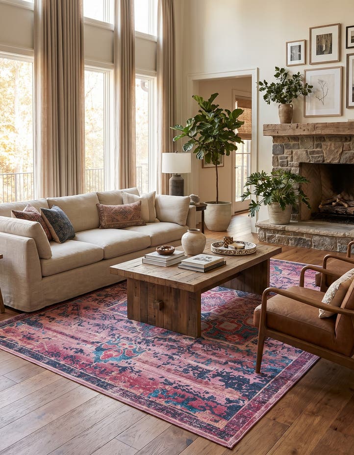 7' 10 x 11' Washable Francesca Rug