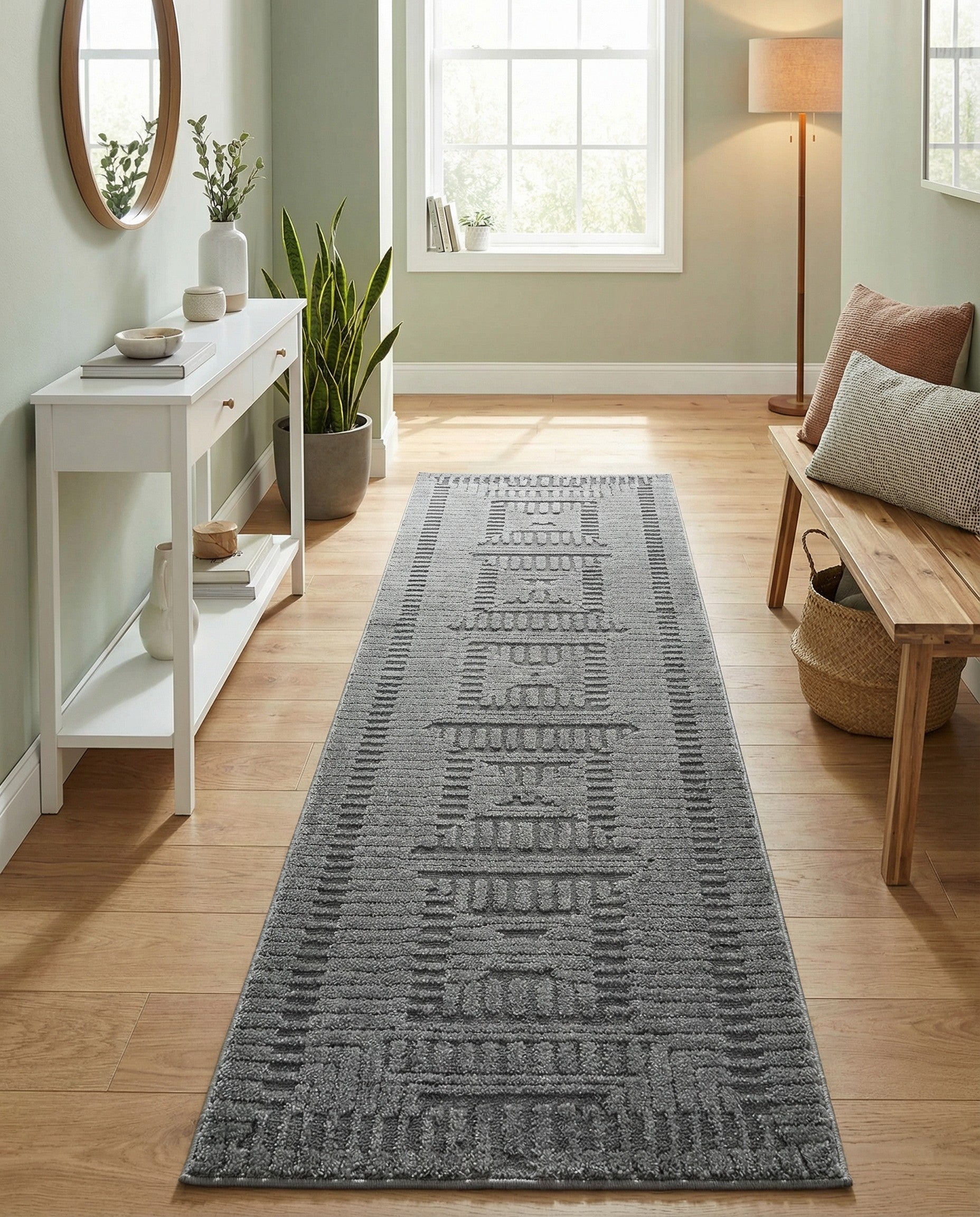 2' 2 x 6' Textura Designer Runner Rug