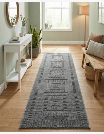 2' 2 x 6' Textura Designer Runner Rug