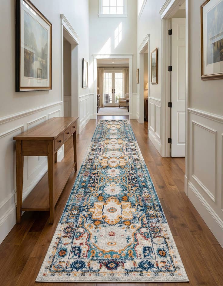 Detail image of 3' x 16' Madeline Vintage Runner Rug