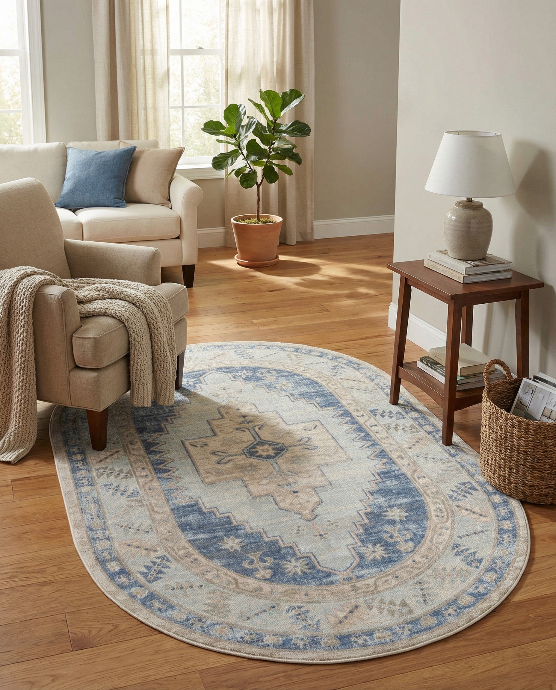 Primary image 4' 1 x 6' 1 Whitney Oval Rug