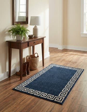 Navy Blue Hera Rug