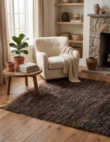 3' 6 x 4' 9 Hand Knotted Moroccan Wool Rug