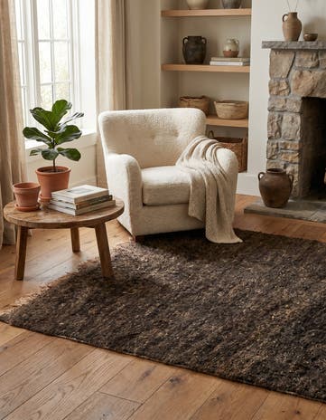 3' 6 x 4' 9 Hand Knotted Moroccan Wool Rug